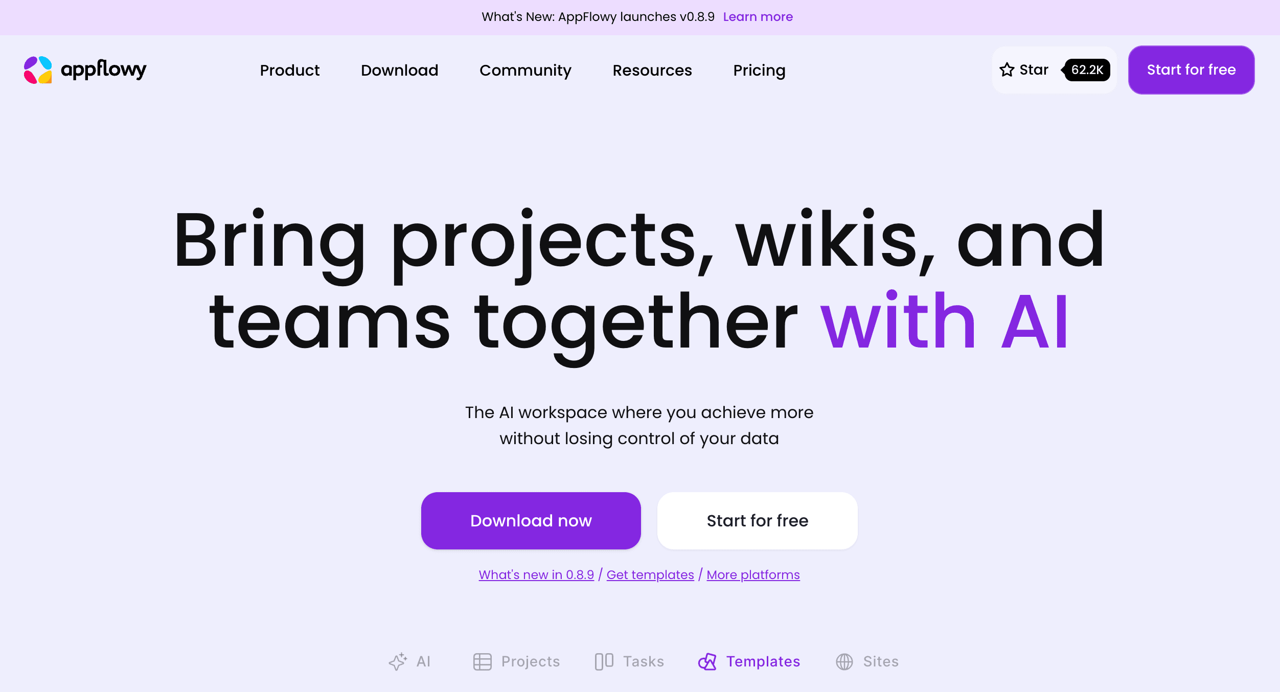 AppFlowy screenshot
