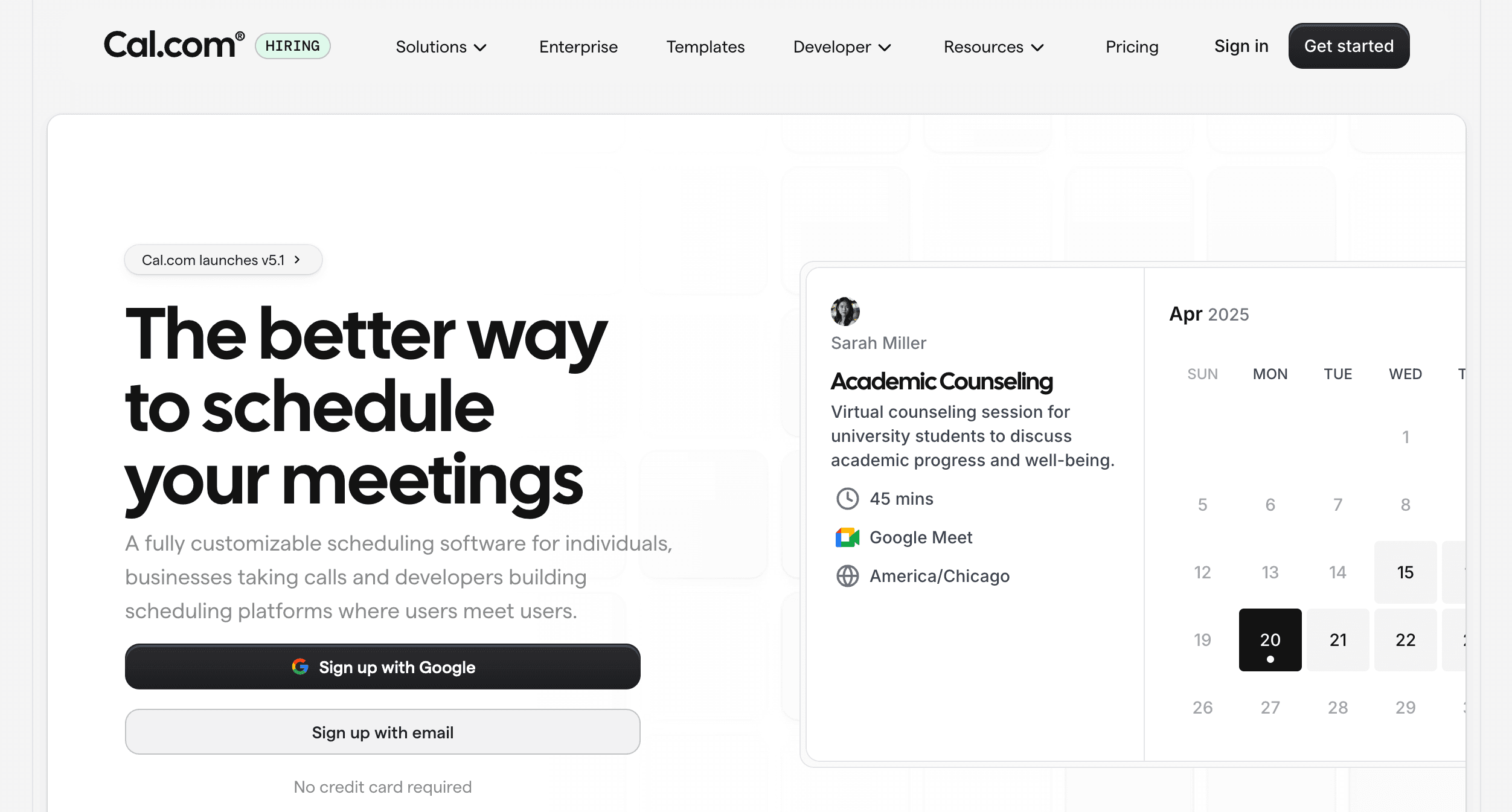 Cal.com screenshot