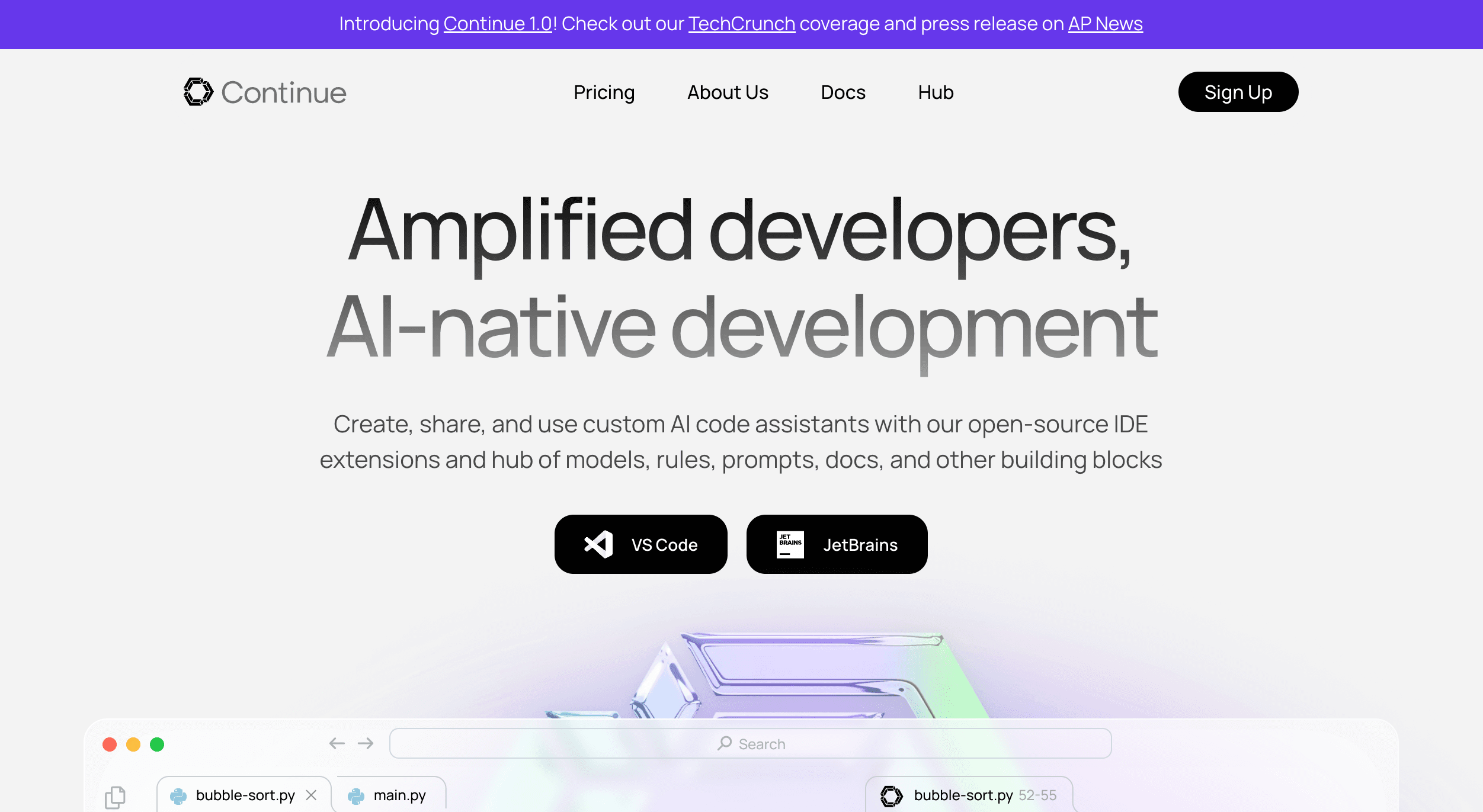 Continue screenshot
