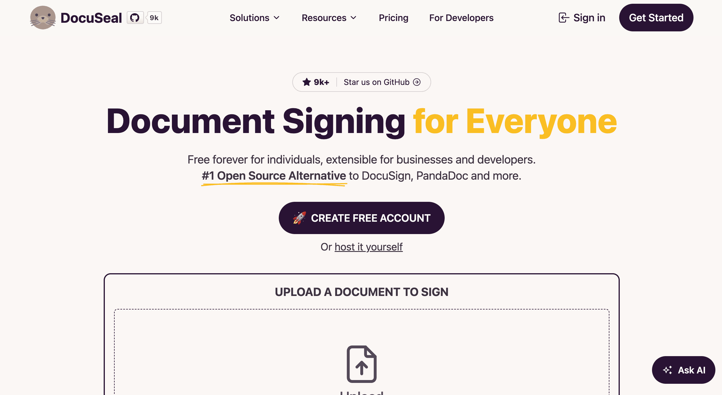 DocuSeal screenshot