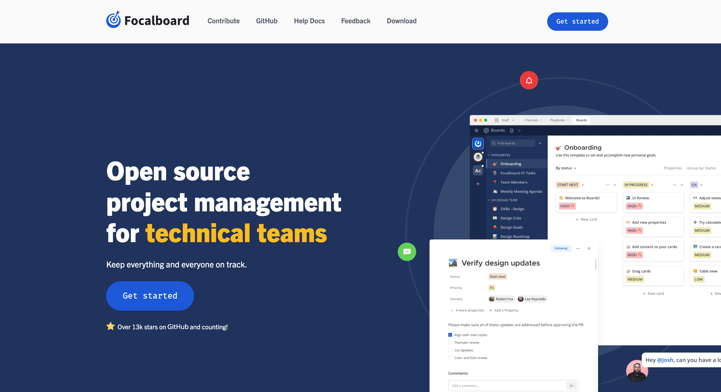 Focalboard screenshot