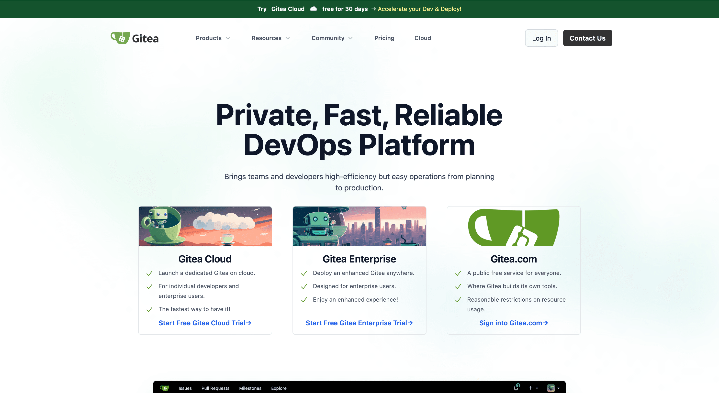 Gitea screenshot