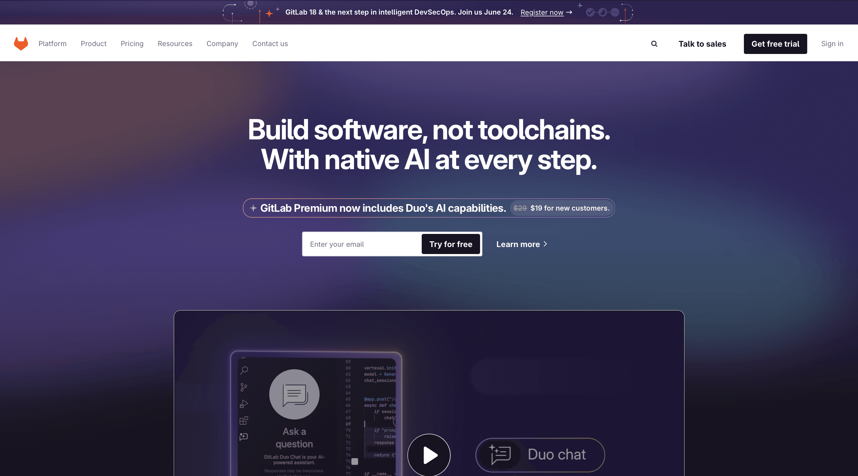 GitLab screenshot
