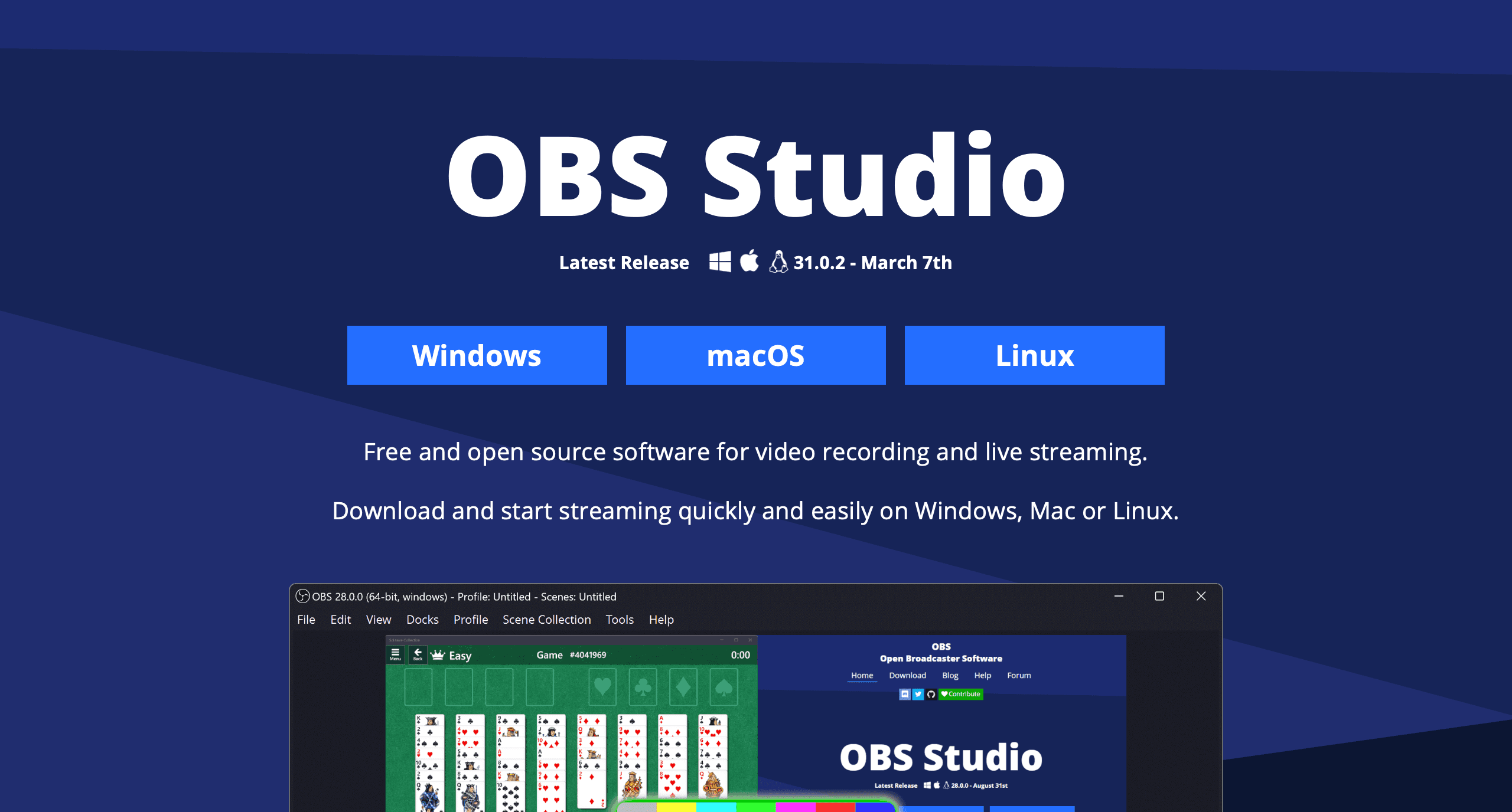 OBS Studio screenshot
