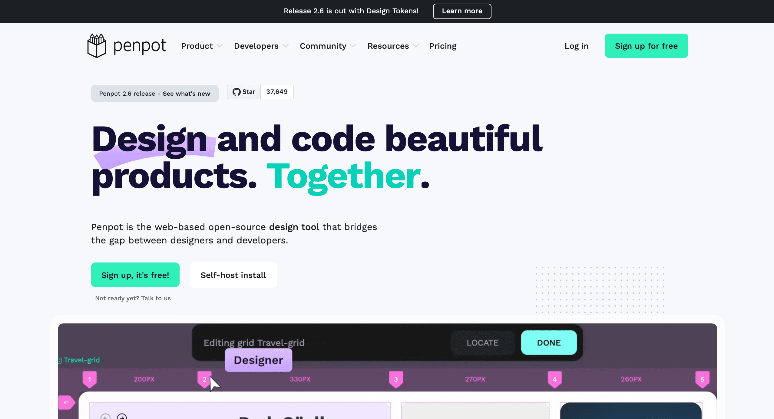 Penpot screenshot
