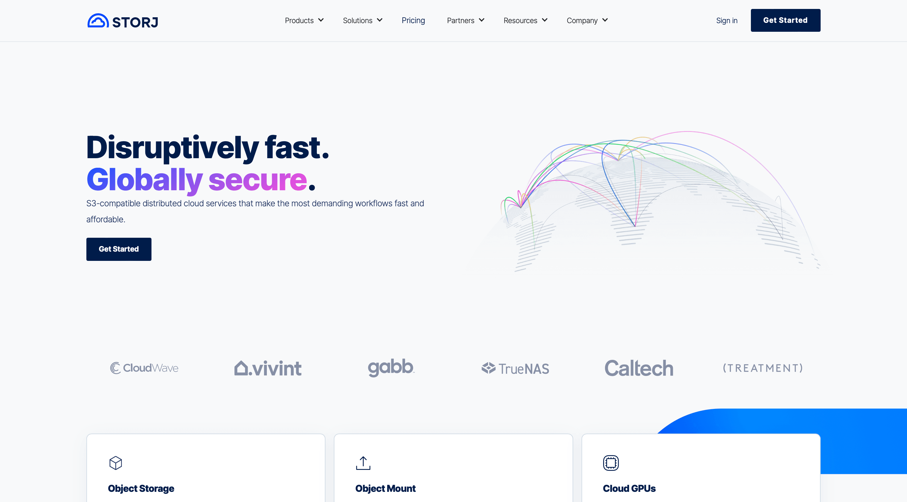 Storj screenshot